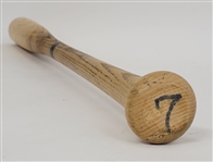 Greg Gagne Minnesota Twins Game Used & Autographed Bat w/ Twins LOA