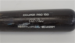 Chili Davis Minnesota Twins Game Used & Autographed Bat w/ Twins LOA
