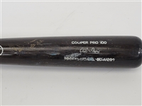 Chili Davis Minnesota Twins Game Used & Autographed Bat w/ Twins LOA