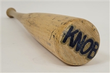 Chuck Knoblauch 1991 Minnesota Twins Game Used Rookie Bat