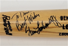 Steve Lombardozzi Minnesota Twins Game Used & Autographed Bat