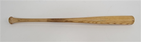 Steve Lombardozzi Minnesota Twins Game Used & Autographed Bat