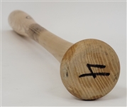Steve Lombardozzi Minnesota Twins Game Used & Autographed Bat