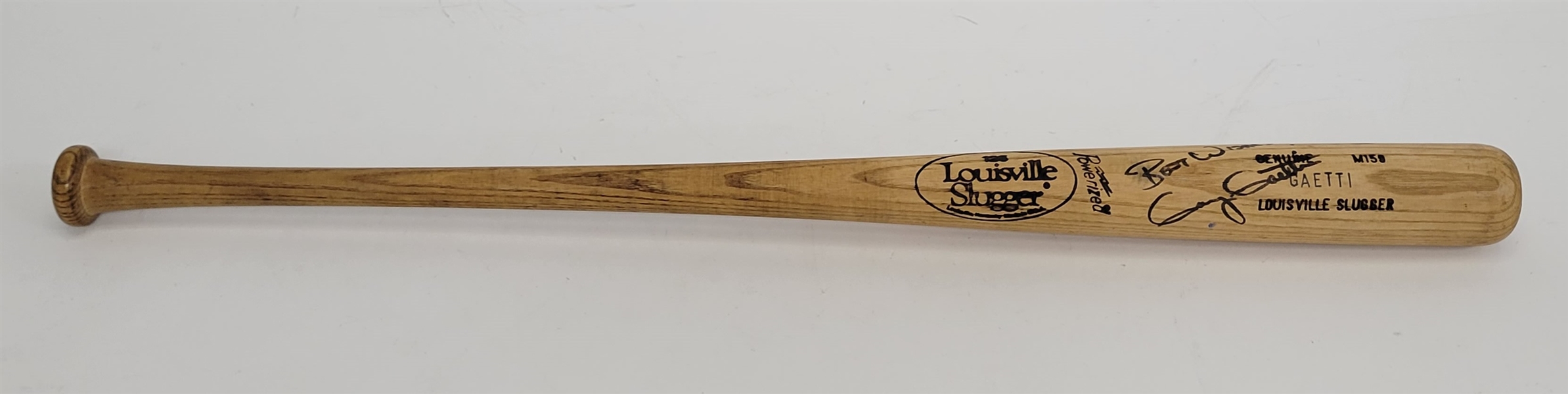 Gary Gaetti Minnesota Twins Game Used & Autographed Bat