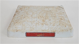 2015 Game Used Second Base From Byron Buxton's Second MLB Game MLB