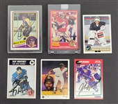 Lot of 6 Autographed Cards w/ Tony Gwynn & Steve Young Beckett
