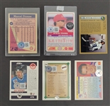Lot of 6 Autographed Cards w/ Tony Gwynn & Steve Young Beckett
