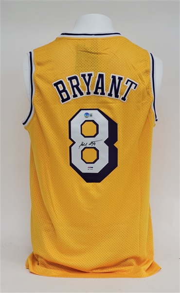 Kobe Bryant Autographed 1996-97 Mitchell & Ness NBA 50th Anniversary Rookie Jersey PSA/DNA & Beckett LOA