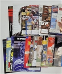 Lot of 41 Football & Baseball Magazines Including ESPN, Sports Illustrated, & Vikings Playbooks