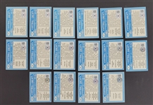 Lot of 16 Autographed 1988 Swell Football Cards Beckett