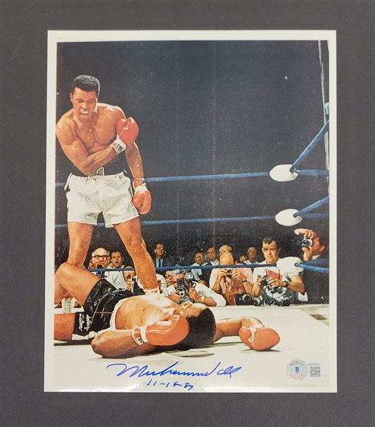 Muhammad Ali Autographed & Inscribed 8x10 Photo w/ Beckett LOA