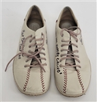 Bert Blyleven Custom Born Baseball Shoes Worn As Broadcaster Signed w/Blyleven Signed Letter of Provenance