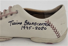 Bert Blyleven Custom Born Baseball Shoes Worn As Broadcaster Signed w/Blyleven Signed Letter of Provenance