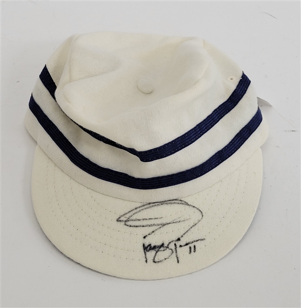 Jacque Jones Game Used & Autographed Old Timers Day Hat