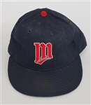 Mike Smithson Minnesota Twins Game Used Hat *1987 WS Team Member*