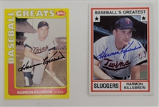 Harmon Killebrew Collection w/ Autographed Photo & 2 Autographed Cards 