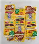 Lot of 64 Unopened 1990 Fleer Basketball Rak Packs