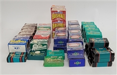 Large Collection of 1986-91 Miscellaneous Baseball Card Boxes