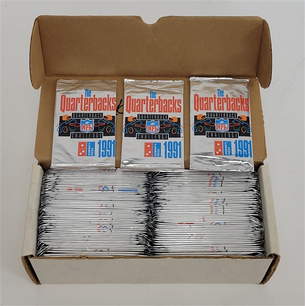 Lot of (65) 1991 Dominos Pizza Quarterback Challenge Wax Packs