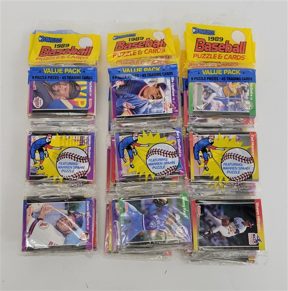 Lot of 12 Unopened 1989 Donruss Baseball Rak Packs
