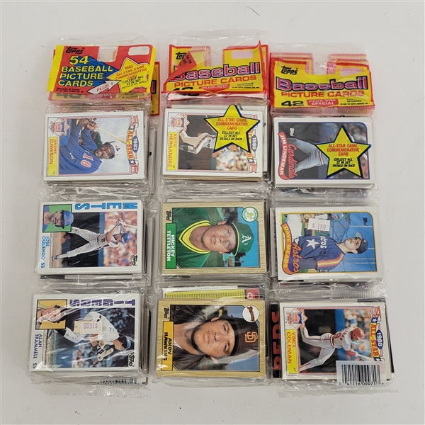 Lot of 12 Unopened 1986 Topps Baseball Rak Packs