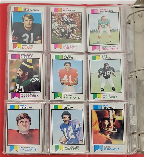 1973 Topps Football Complete Set w/ Franco Harris & Ken Stabler Rookies