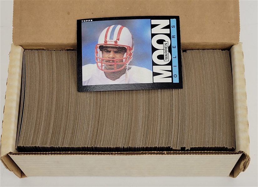 1985 Topps Football Complete Set w/ Warren Moon Rookie