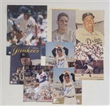 Lot of 7 Autographed Baseball 8x10 Photos + 1 Roger Clemens Autographed Magazine Beckett