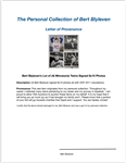 Bert Blyleven Lot of (4) Minnesota Twins Signed 8x10 Photos w/Blyleven Signed Letter of Provenance