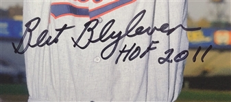 Bert Blyleven Lot of (4) Minnesota Twins Signed 8x10 Photos w/Blyleven Signed Letter of Provenance