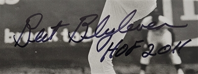 Bert Blyleven Lot of (4) Minnesota Twins Signed 8x10 Photos w/Blyleven Signed Letter of Provenance