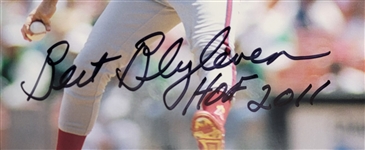 Bert Blyleven Lot of (4) California Angels Signed 8x10 Photos w/Blyleven Signed Letter of Provenance