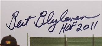 Bert Blyleven Lot of (4) California Angels Signed 8x10 Photos w/Blyleven Signed Letter of Provenance