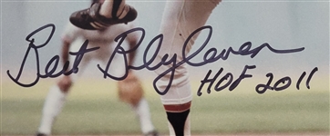 Bert Blyleven Lot of (5) Cleveland Indians Signed 8x10 Photos w/Blyleven Signed Letter of Provenance