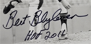 Bert Blyleven Lot of (5) Cleveland Indians Signed 8x10 Photos w/Blyleven Signed Letter of Provenance