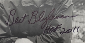 Bert Blyleven Lot of (5) Cleveland Indians Signed 8x10 Photos w/Blyleven Signed Letter of Provenance