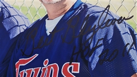 Bert Blyleven Lot of (4) Minnesota Twins Signed 8x10 Photos w/Blyleven Signed Letter of Provenance