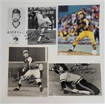 Bert Blyleven Lot of (4) Pittsburgh Pirates Signed 8x10 Photos w/Blyleven Signed Letter of Provenance