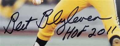 Bert Blyleven Lot of (4) Pittsburgh Pirates Signed 8x10 Photos w/Blyleven Signed Letter of Provenance