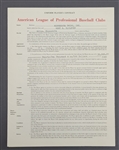 Bert Blyleven 1973 Minnesota Twins Original Players Contract All Star Season w/Blyleven Signed Letter of Provenance