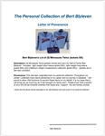 Bert Blyleven Lot of (3) Minnesota Twins Jackets XXL w/Blyleven Signed Letter of Provenance