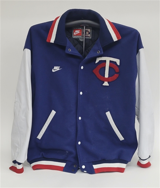 Bert Blyleven Minnesota Twins Nike Cooperstown Collection Letterman’s Style Jacket XXL w/Blyleven Signed Letter of Provenance