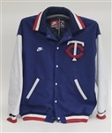 Bert Blyleven Minnesota Twins Nike Cooperstown Collection Letterman’s Style Jacket XXL w/Blyleven Signed Letter of Provenance