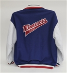 Bert Blyleven Minnesota Twins Nike Cooperstown Collection Letterman’s Style Jacket XXL w/Blyleven Signed Letter of Provenance