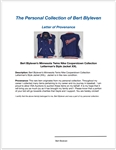 Bert Blyleven Minnesota Twins Nike Cooperstown Collection Letterman’s Style Jacket XXL w/Blyleven Signed Letter of Provenance
