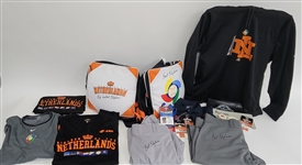 Bert Blyleven Huge Lot of World Baseball Team Netherlands Full Equipment Bag w/Blyleven Signed Letter of Provenance