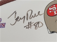 Jerry Rice & Steve Young Dual Autographed San Francisco 49ers Super Bowl XXIX Champions Football w/ Beckett LOA