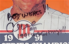 Chuck Knoblauch Autographed & Inscribed Wheaties Box w/ Chuck Knoblauch Letter of Provenance