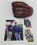 Chuck Knoblauch Minnesota Twins Game Used & Autographed Glove & Paul Molitor Personalized 8x10 Photo w/ Chuck Knoblauch Letter of Provenance