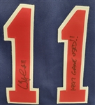 Chuck Knoblauch 1997 Minnesota Twins Game Used & Autographed Jackie Robinson 50th Anniversary Jersey w/ Chuck Knoblauch Letter of Provenance